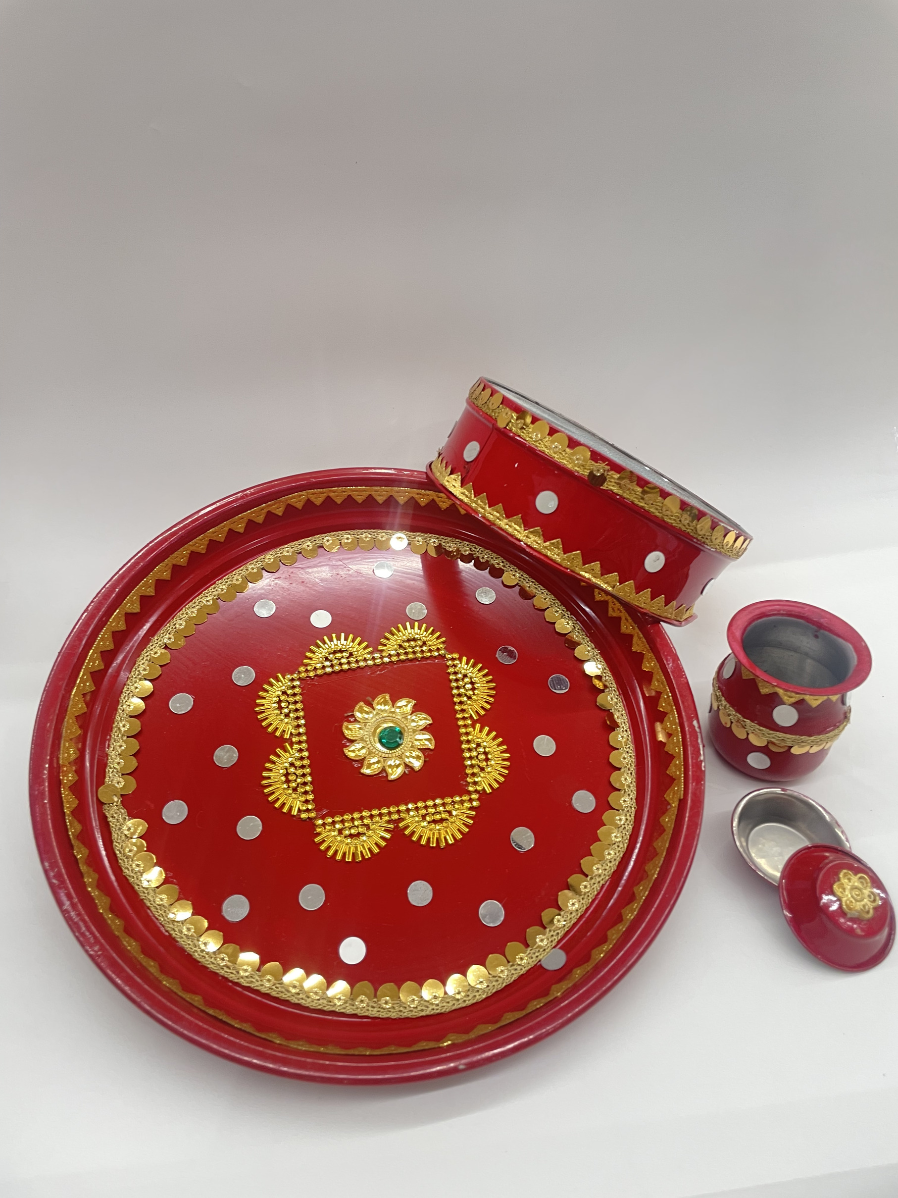 Maheshwari Fancy Store - Karvachauth Pooja Thali Set